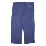 SIRNA Mens Cotton Blend Navy Relaxed Straight Trousers W38 L26 Casual Comfort