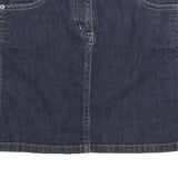 ANN TAYLOR Womens Blue Denim Mini Skirt Cotton Blend Size L Casual Stylish
