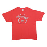 GILDAN Mens Red Indiana Wesleyan Basketball Graphic T-Shirt XL Short Sleeve Crew