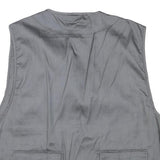 CHALET Mens Grey Utility Pockets Lightweight Jacket XL Polyester Blend Zip