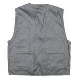 CHALET Mens Grey Utility Pockets Lightweight Jacket XL Polyester Blend Zip