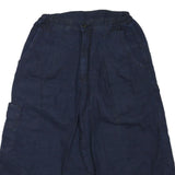 Mens Navy Casual Cotton Blend Cargo Shorts S W28 Pocketed AGarment
