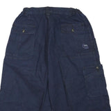 Mens Navy Casual Cotton Blend Cargo Shorts S W28 Pocketed AGarment