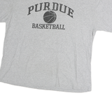 AMERICA Mens Grey Purdue Basketball Graphic T-Shirt XL Short Sleeve Crew Neck