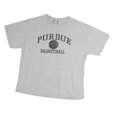 AMERICA Mens Grey Purdue Basketball Graphic T-Shirt XL Short Sleeve Crew Neck