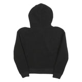 TOMMY JEANS Womens Black Hoodie XS Polyester Blend Casual Warm Hooded Sweatshirt
