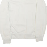 NIKE Mens White Crew Neck M Cotton Blend Sweatshirt Classic Logo
