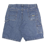 WRANGLER Mens Denim Blue Cargo Shorts L W38 Cotton Casual Summer