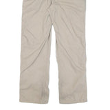 CARHARTT Mens Cotton Blend Beige Relaxed Straight Trousers W40 L34 Casual