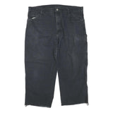DICKIES Mens Cotton Blend Black Regular Fit Straight Leg Trousers W40 L23