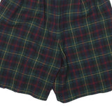 JH COLLECTIBLES Womens Shorts Green Tartan Plaid XS W23 Wool Casual