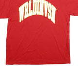 WRLDVSN Mens Red WRLDINVSN Graphic T-Shirt XL Short Sleeve Crew Neck Cotton