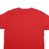 WRLDVSN Mens Red WRLDINVSN Graphic T-Shirt XL Short Sleeve Crew Neck Cotton