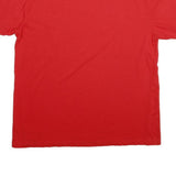 WRLDVSN Mens Red WRLDINVSN Graphic T-Shirt XL Short Sleeve Crew Neck Cotton