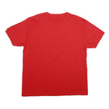 WRLDVSN Mens Red WRLDINVSN Graphic T-Shirt XL Short Sleeve Crew Neck Cotton