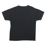 RUSSELL ATHLETIC Mens Black Lacrosse Graphic T-Shirt M Short Sleeve Crew Neck