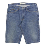 LEE Mens Shorts Blue Denim Regular Fit L W36 Classic Cotton Summer Wear