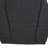 THE NORTH FACE Mens Black Outdoor Jacket M Polyester Woven Plain Zip Lightweight