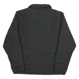 THE NORTH FACE Mens Black Outdoor Jacket M Polyester Woven Plain Zip Lightweight