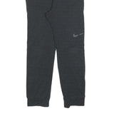 NIKE Boys Joggers Black Classic Tapered L W25 L25 Cotton Sportswear
