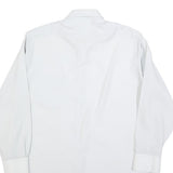 KAUF Mens White Shirt S Classic Formal Button-Up Long Sleeve Polyester