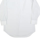 KAUF Mens White Shirt S Classic Formal Button-Up Long Sleeve Polyester