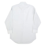 KAUF Mens White Shirt S Classic Formal Button-Up Long Sleeve Polyester