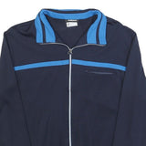 WALBUSCH Mens Navy Blue Jacket M Polyester Blend Zip Plain Casual Comfortable