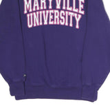 JANSPORT Womens Purple Maryville University Crew Neck M Cotton Blend Sweatshirt