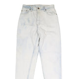 LEVI'S Womens Jeans Blue & White Regular Straight Denim Light W30 L33 Classic