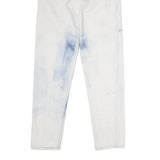 LEVI'S Womens Jeans Blue & White Regular Straight Denim Light W30 L33 Classic