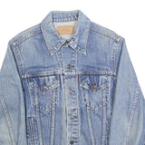 LEVI'S Mens Blue Denim Button Jacket S Cotton Classic Casual