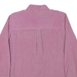 CHAPS Mens Pink Plain Cotton Blend Shirt M Button Down Pocket Casual