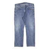 LEVI'S 505 Mens Jeans Blue Regular Straight Denim Medium W36 L30 Classic Cotton