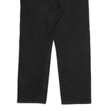 WRANGLER Mens Black Regular Straight Denim Jeans W36 L30 Classic Cotton Zip