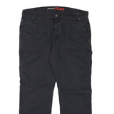 DICKIES Mens Cotton Blend Black Regular Straight Trousers W38 L29 Workwear