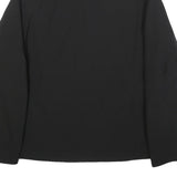 CARHARTT Mens Black Workwear Jacket S Polyester Blend Woven Plain Zip Closure