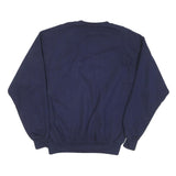 RUSSELL ATHLETIC Mens Navy Blue Sweatshirt L Crew Neck Cotton Blend Pullover