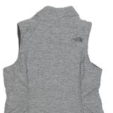 THE NORTH FACE Womens Grey Sleeveless Jacket L Polyester Puffer Outdoor Zip Vest