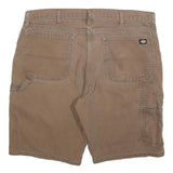 DICKIES Mens Shorts Brown Casual L W36 Flex Cotton Blend Workwear