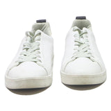 REPLAY Womens White Leather Low Top Trainers UK 7 Casual Stylish Footwear