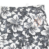 JACK WOLFSKIN Mens Cargo Shorts Black & White Floral L W36 Drawstring Relaxed