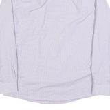 TOMMY HILFIGER Mens Purple Shirt L Cotton Blend Formal Button Collar Checked