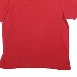 ADIDAS Womens Red Wabash Basketball Graphic T-Shirt L Short Sleeve Crew Neck