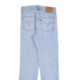 LEVI'S Womens Regular Fit Blue Denim Jeans W25 L28 Distressed Cotton Blend