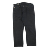 LEVI'S 501 Mens Jeans Black Regular Straight Denim Raw W30 L23 Classic Button