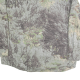 Mens Green Camouflage Cotton Blend Shirt L California Deer Association Outdoor
