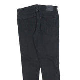 LEVI'S 512 Tapered Mens Jeans Black Regular Denim W36 L32 Distressed