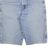WRANGLER Mens Shorts Blue Denim XL W38 Casual Cotton Blend Classic Fit