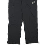 JACK WOLFSKIN Womens Polyester Blend Black Regular Fit Lined Trousers W31 L26